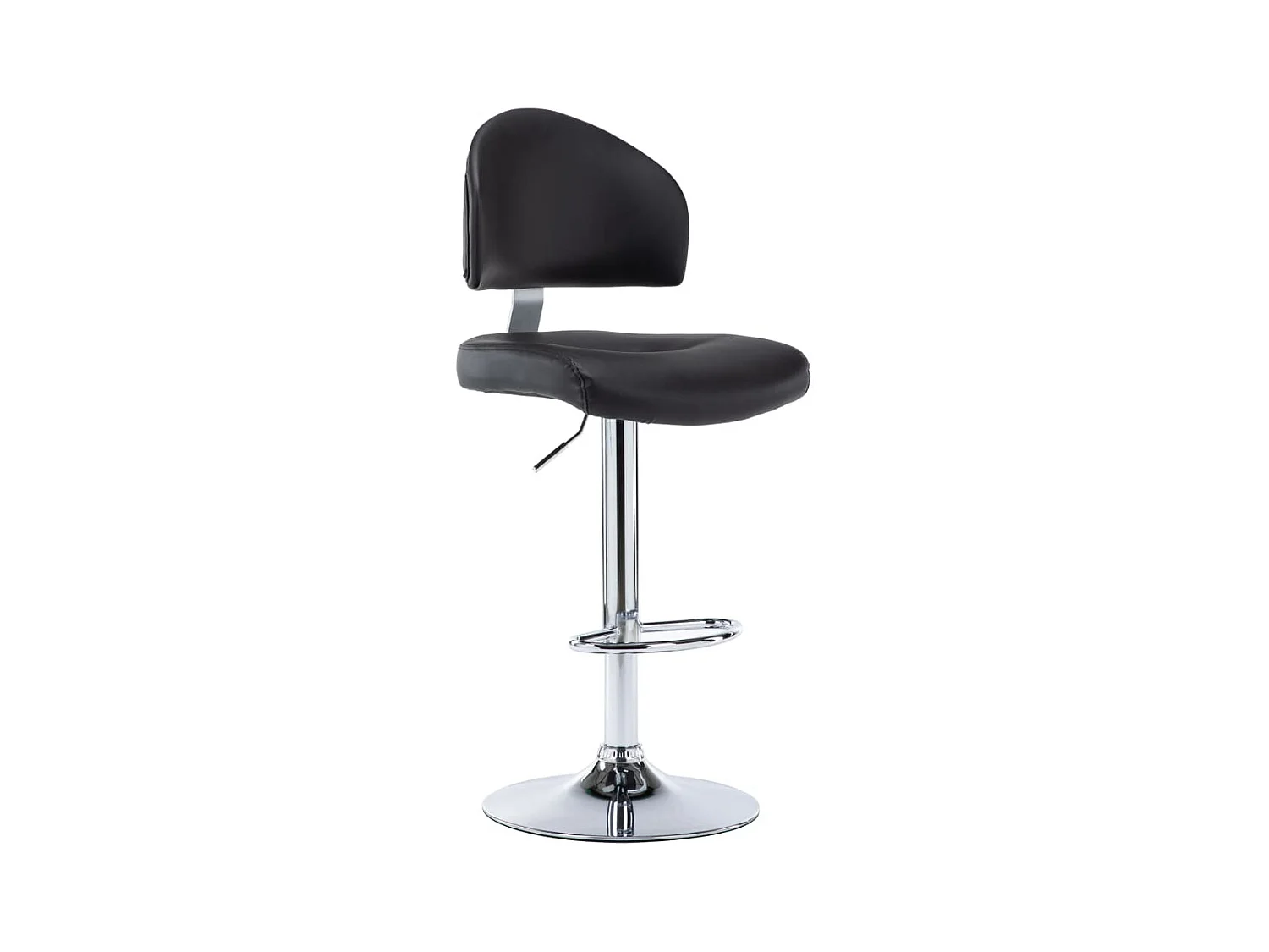 Tabouret de bar Noir Similicuir