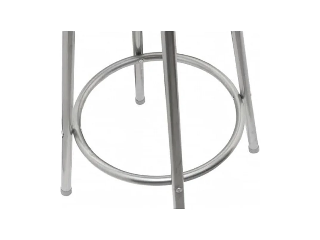 Set di 2 sgabelli da bar in acciaio marrone