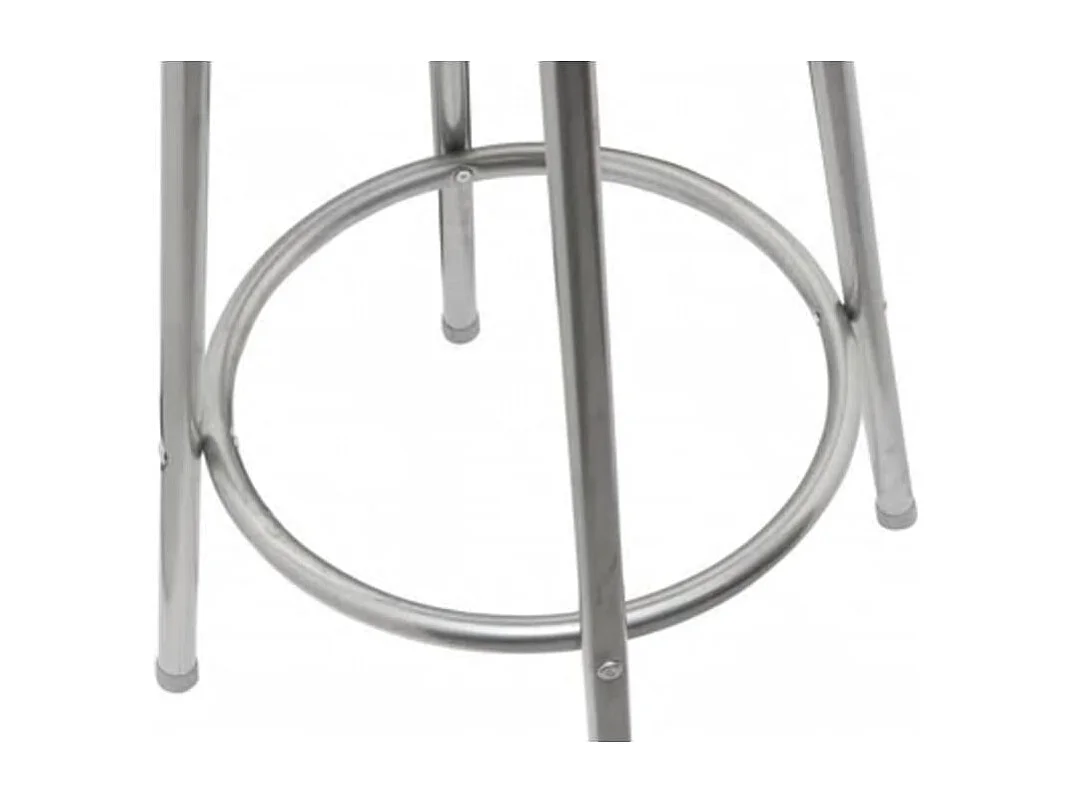 Tabourets de bar lot de 2 marron acier