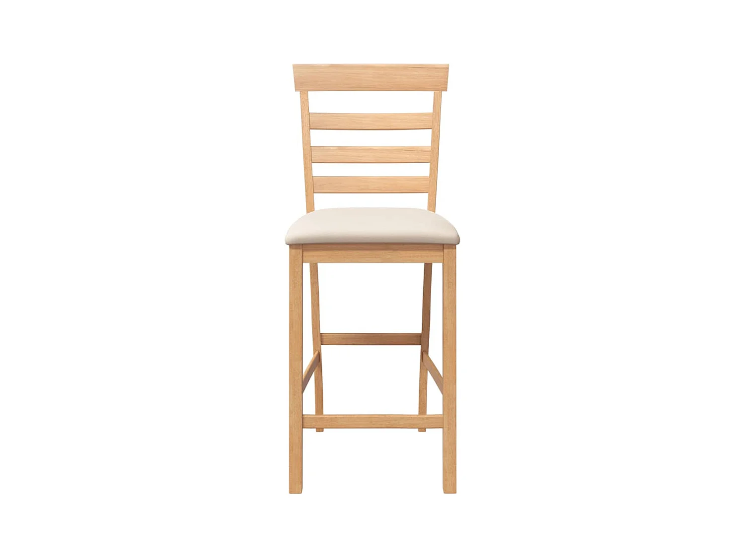 Sgabelli da bar con cuscini 2 pezzi in legno massello di gomma naturale