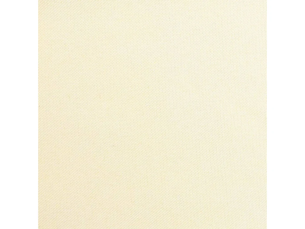 Tabourets de bar lot de 2 crème tissu