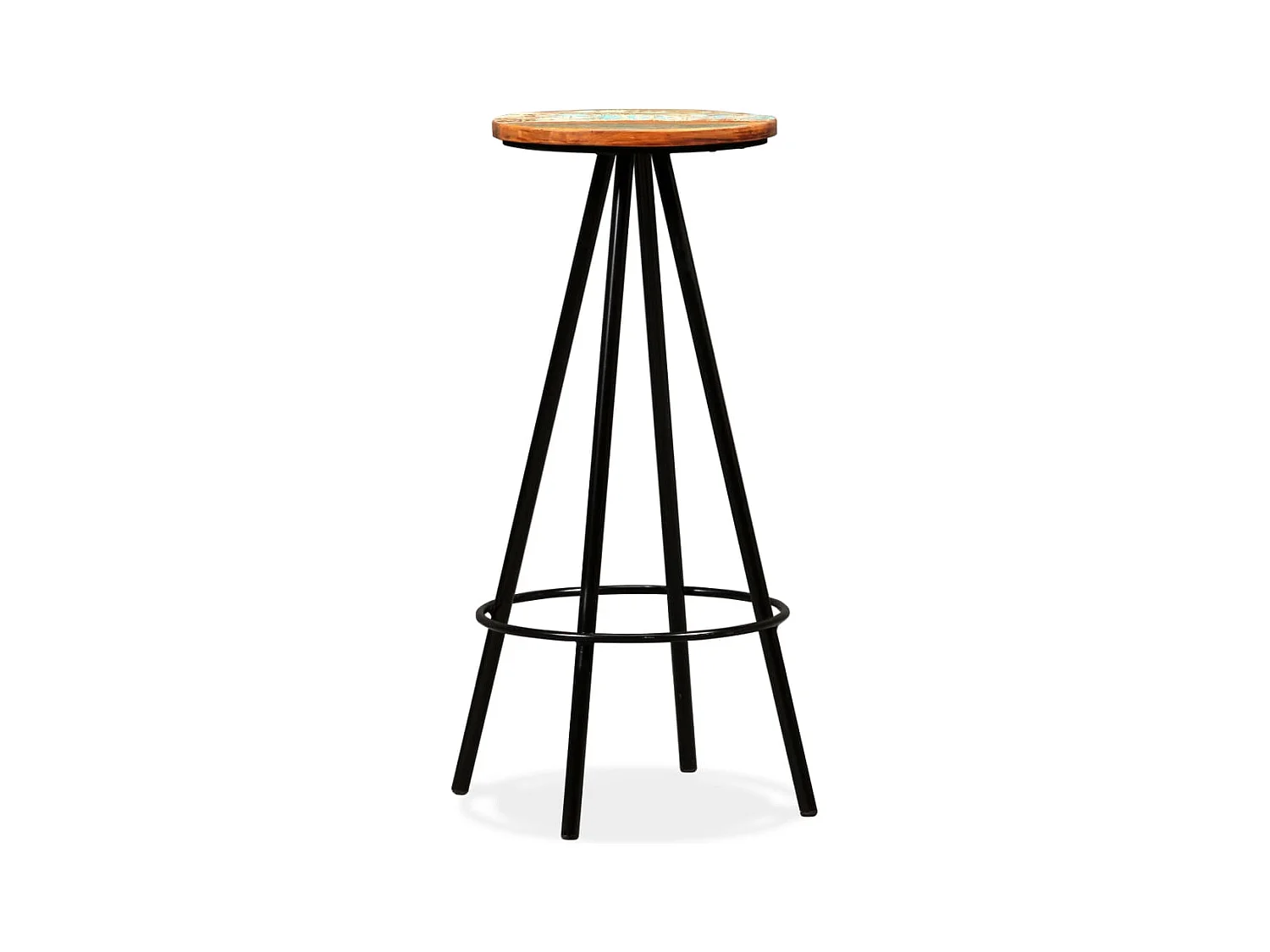 Set di 2 sgabelli da bar in legno massello di recupero