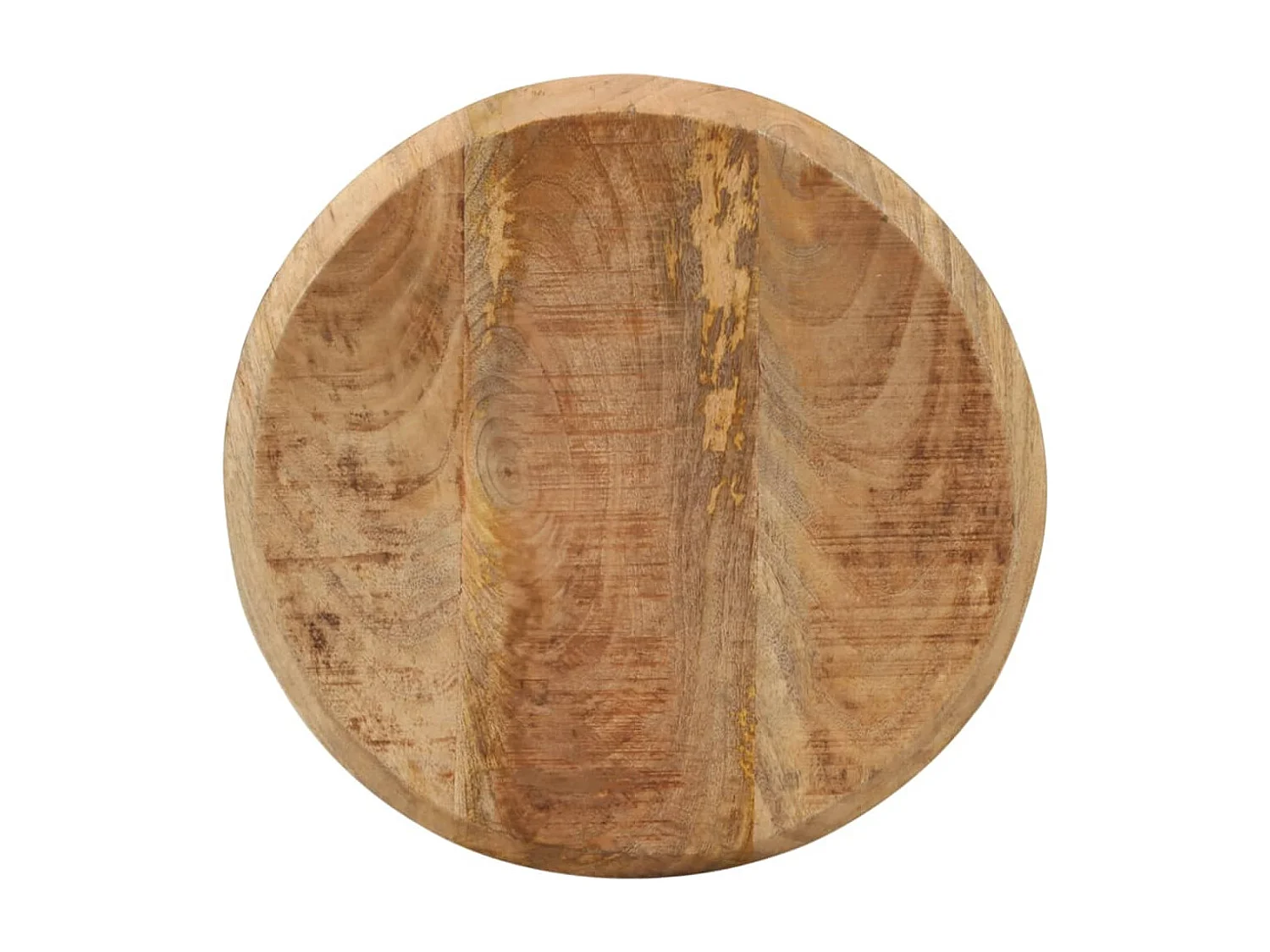 Chaises de bar lot de 2 bois de manguier solide