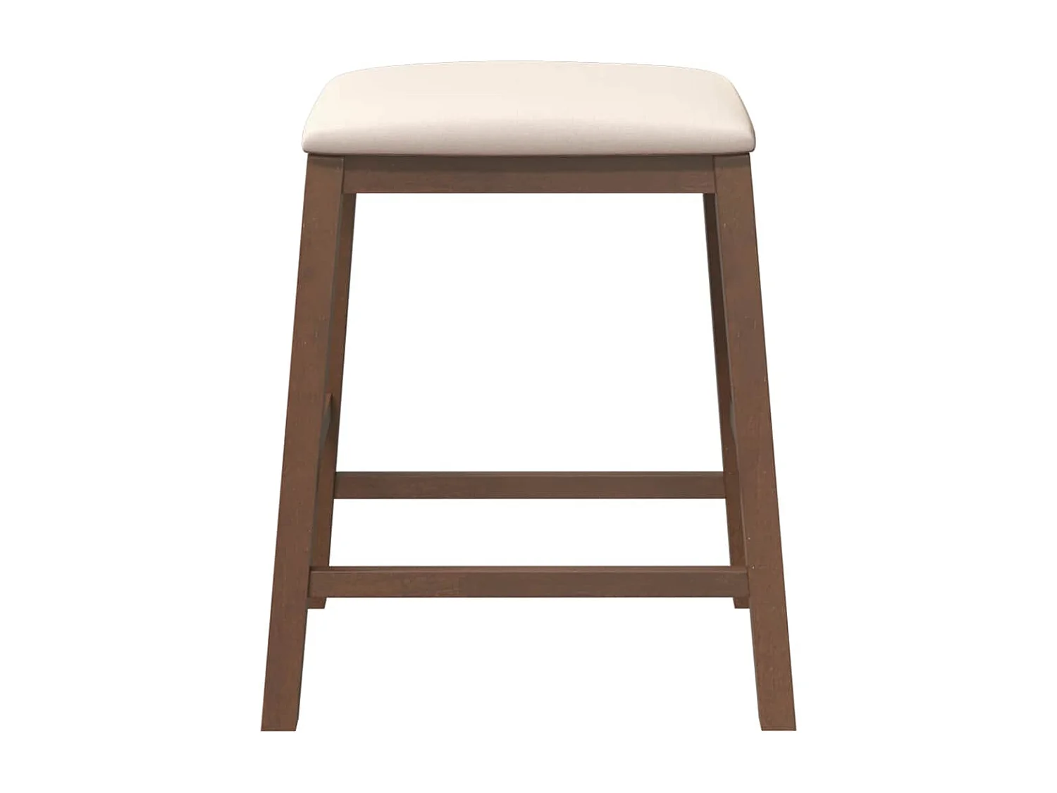 chaises de bar avec coussins 2 pcs marron bois massif d'hévéa