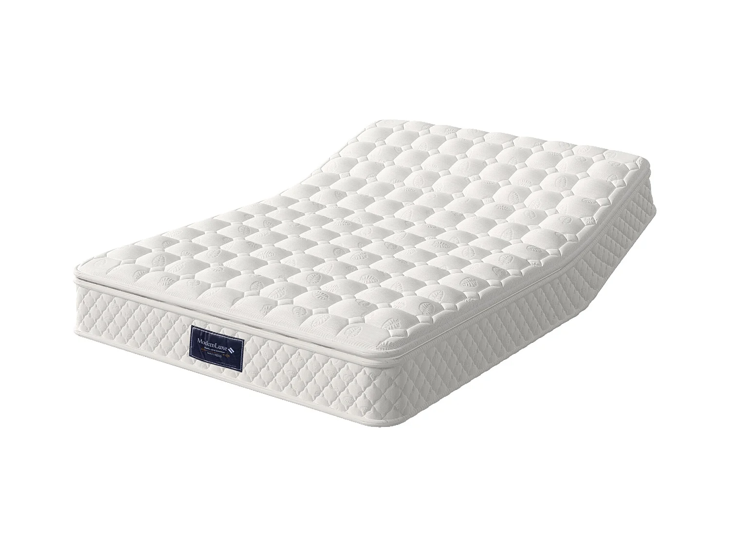 Matelas à ressorts ensachés, 7 zones en mousse froide, 140x200cm, certifié Oeko-Tex, housse en microfibre, 100 nuits d'essai, fermeté H3, 25cm