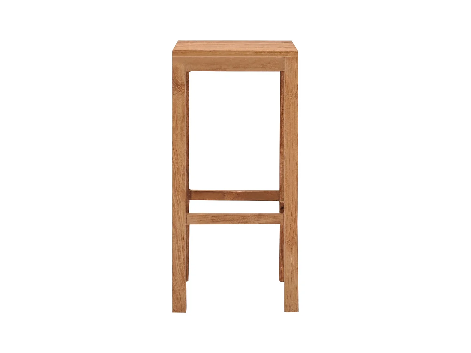 Set di 4 sgabelli da bar in legno massello di teak