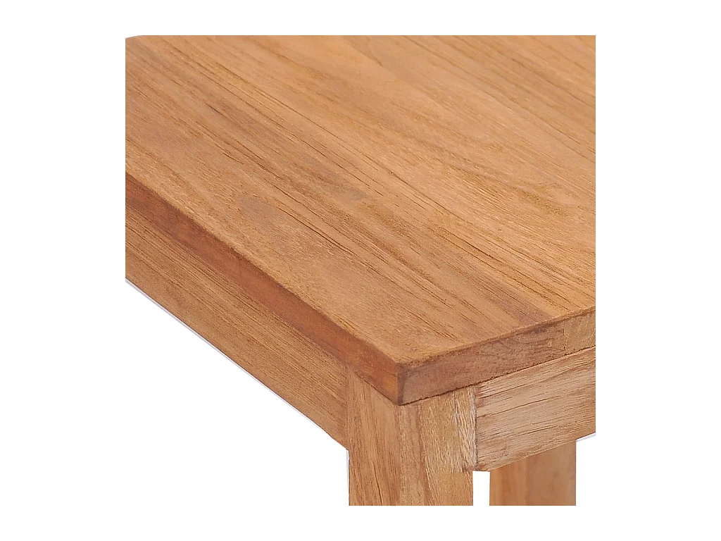 Set di 4 sgabelli da bar in legno massello di teak