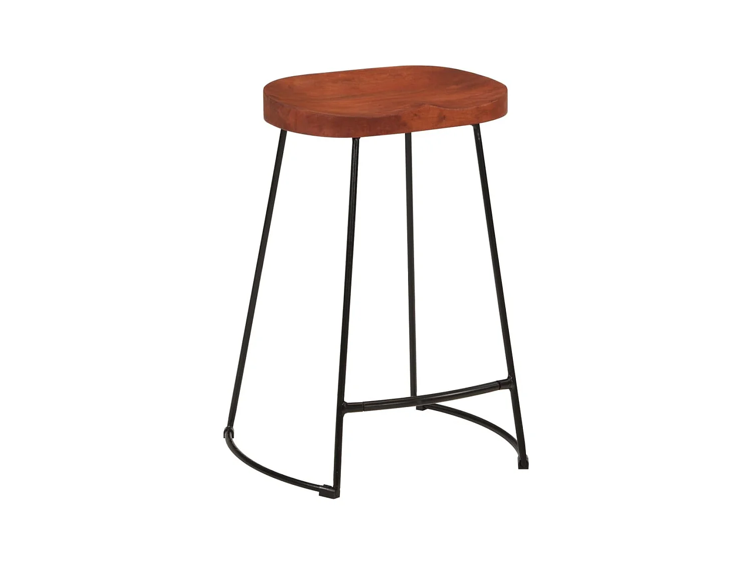 Gavin Barhocker 2er Set 45x40x63cm massives Mangoholz