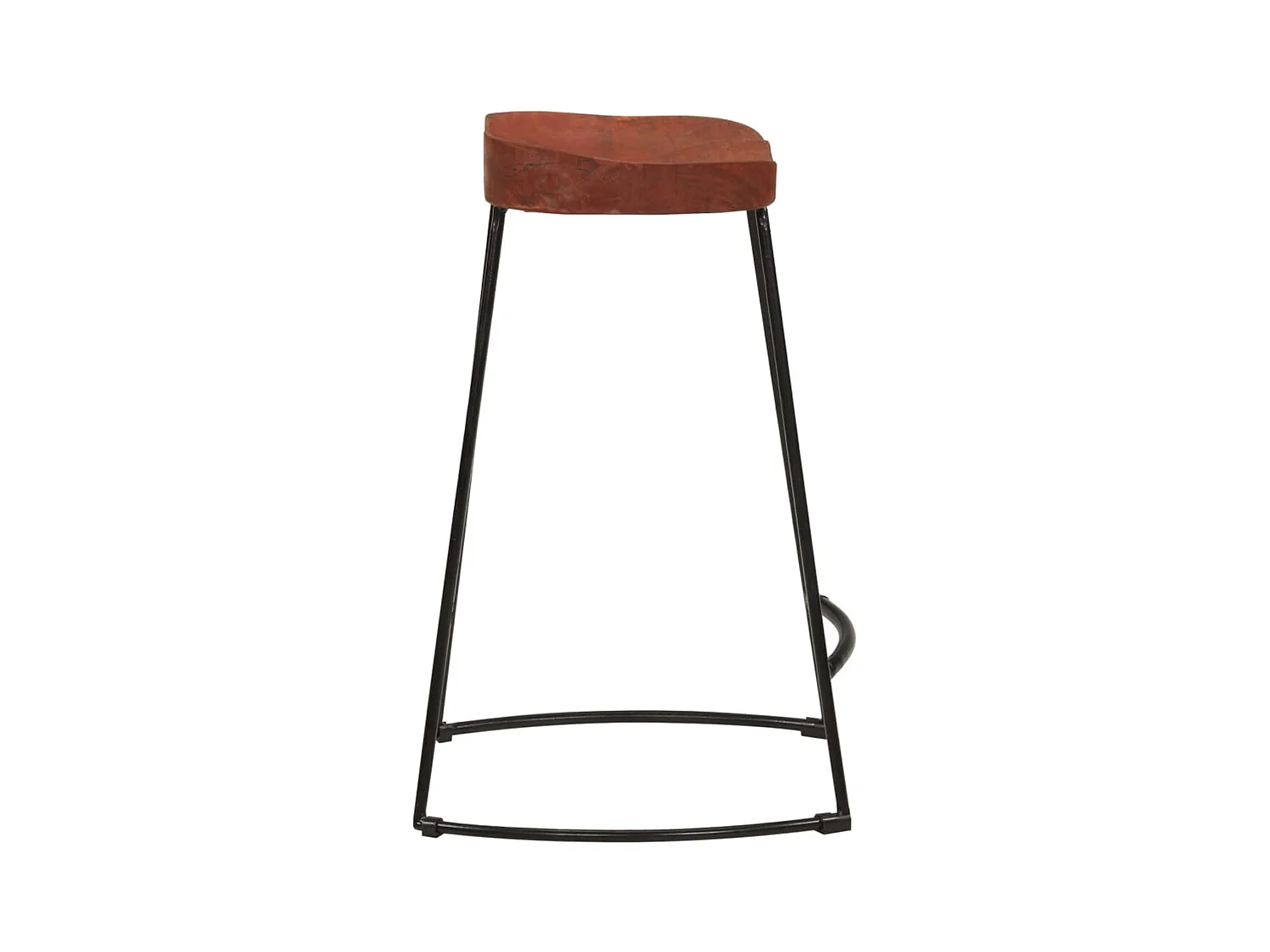 Gavin Barhocker 2er Set 45x40x63cm massives Mangoholz