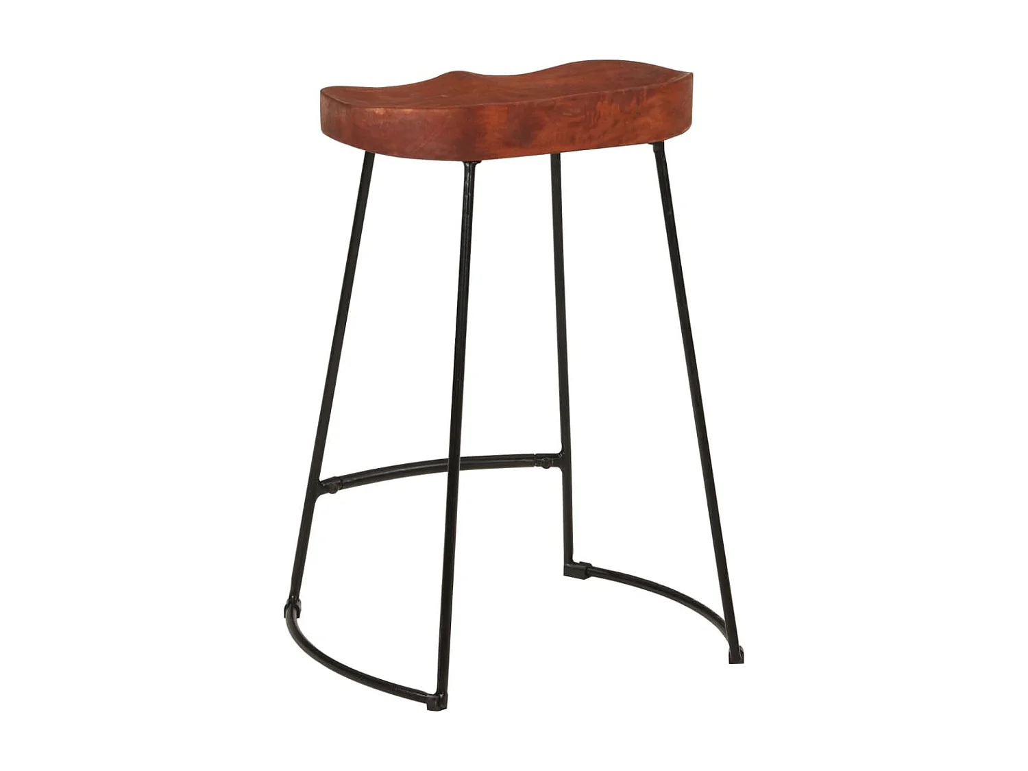 Gavin Barhocker 2er Set 45x40x63cm massives Mangoholz