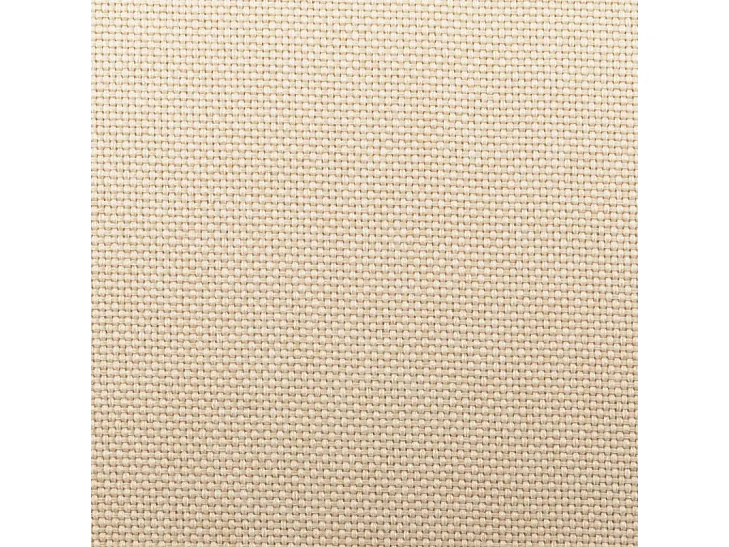 Tabourets de bar lot de 2 crème tissu