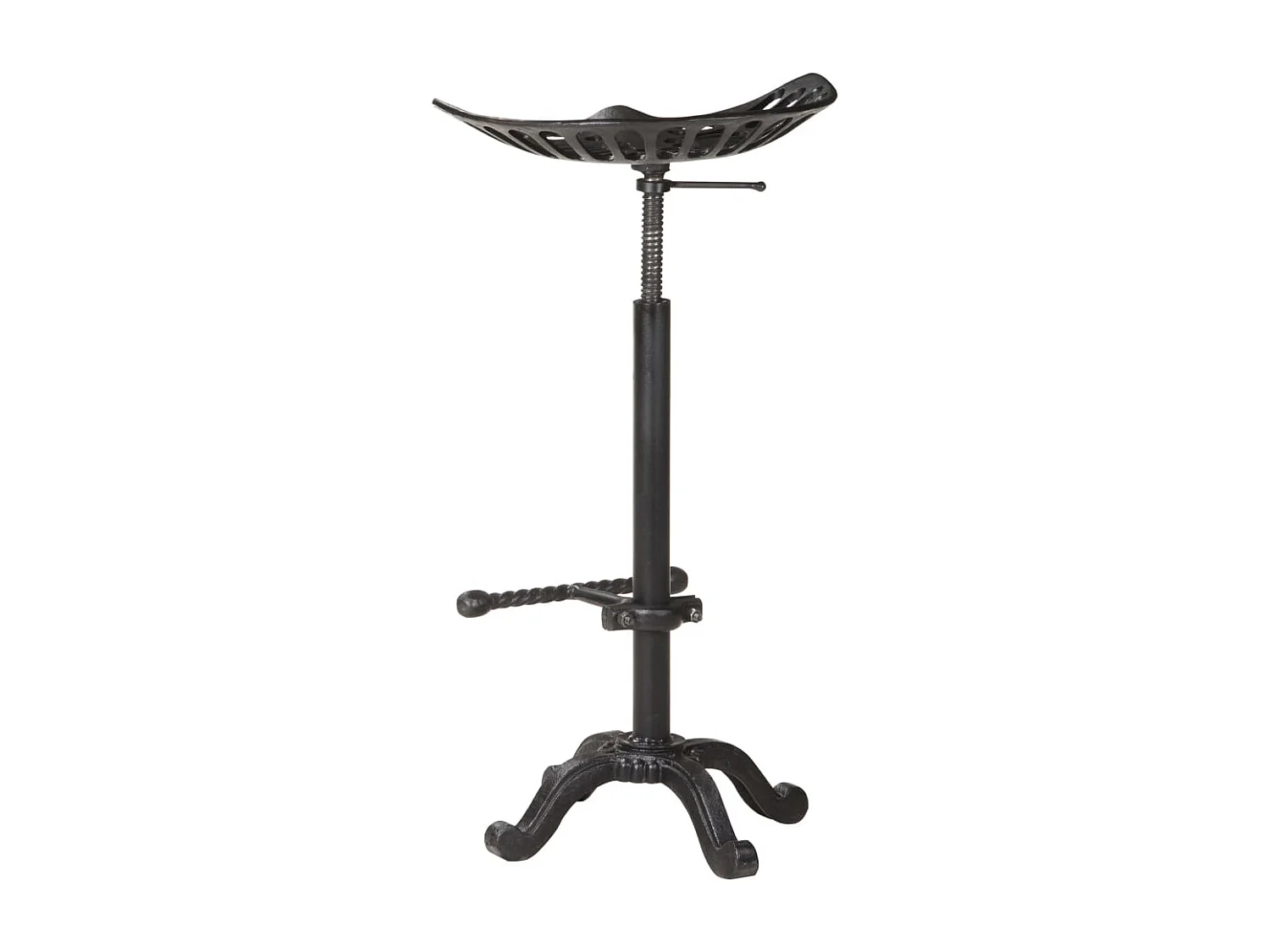 Tabouret de bar Noir Fonte