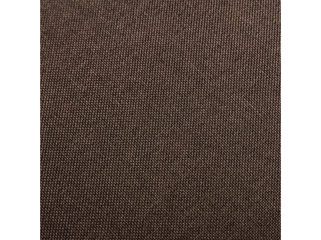 Tabourets de bar lot de 2 marron tissu