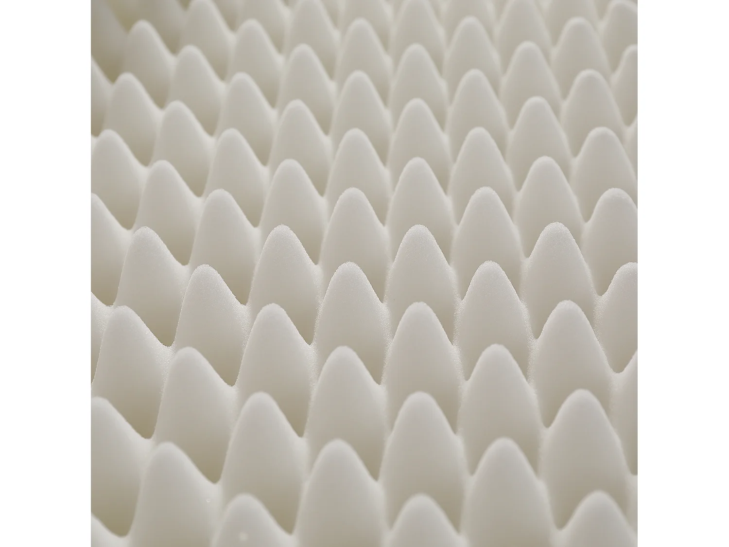 Opvouwbaar matras, honingraatstof, Oeko-Tex gecertificeerd, ergonomisch, ademend en duurzaam, compressie verpakt, 23D schuim, wit (140x200x10 cm)