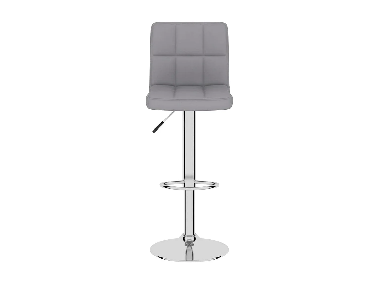Tabourets de bar lot de 2 gris clair tissu