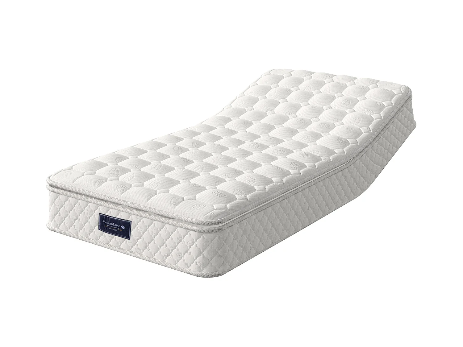 Pocketveringmatras, 7 koudschuimzones, 90x200cm, Oeko-Tex gecertificeerd, microvezel hoes, 100 nachten proefliggen, hardheid H3, 25cm