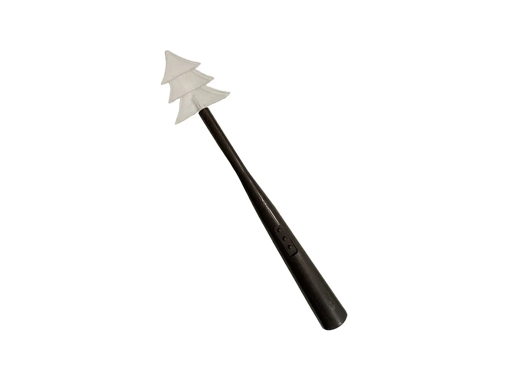 Albero di Natale innevato "Cristalgem" con Led e bacchetta magica in PE Effetto Real Touch + PVC + Flock 180 cm