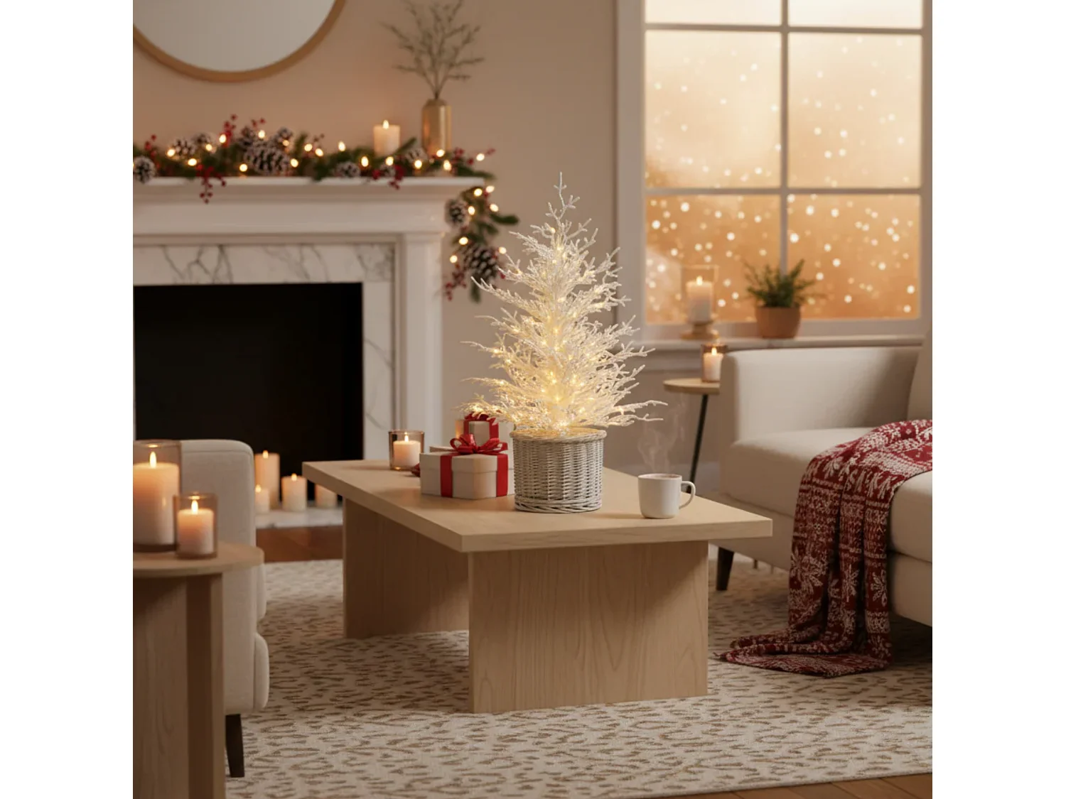 Pino di Natale "Tucano" con 200 mini Led, rami in PE per decorazioni natalizie 90 h