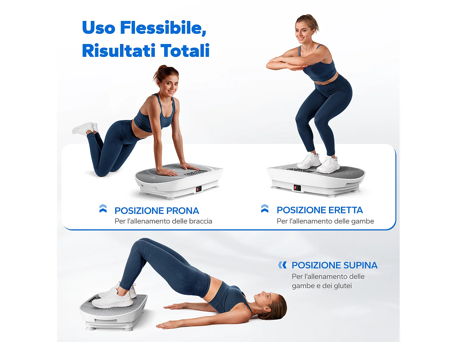 Piattaforma vibrante MERACH 10 velocità con telecomando e schermo LED, allenamento completo, fitness silenzioso, Grigio, MAX 150KG