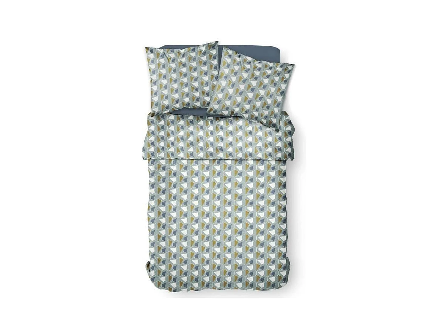 Parure de lit housse de couette 240 x 260 + 2 taies d'oreiller 63 x 63