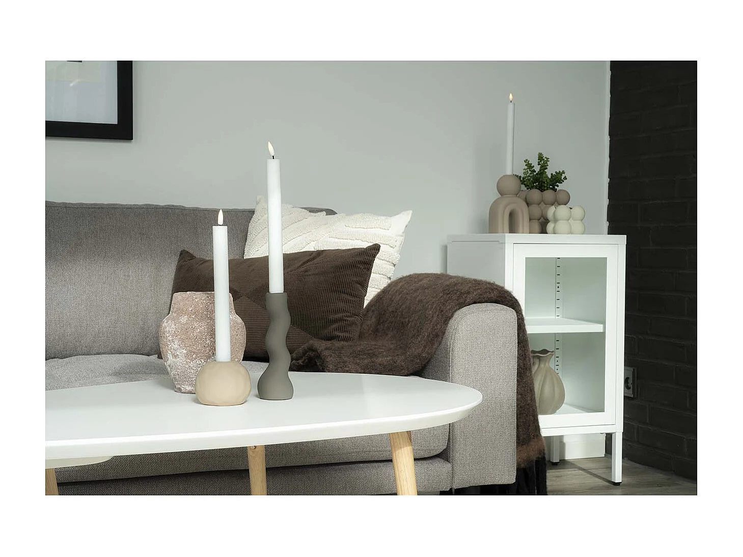 Albany kussen 45x45cm wit.