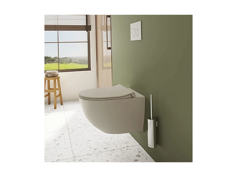 WC suspendu sans bride VITRA Sento lin  + abattant