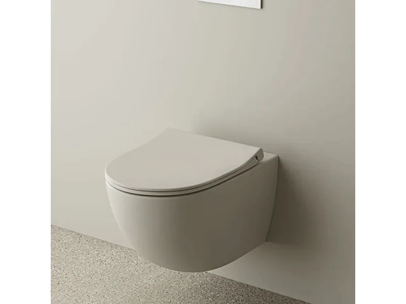 WC suspendu sans bride VITRA Sento lin  + abattant