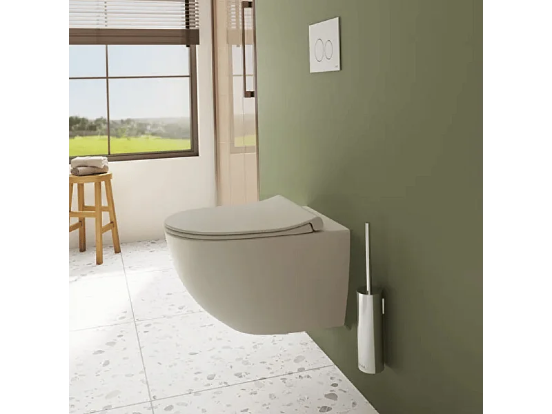 WC suspendu sans bride VITRA Sento lin  + abattant