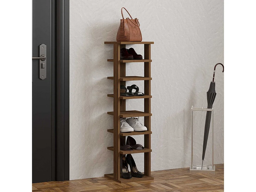 Etagère à chaussures en aggloméré Ayka