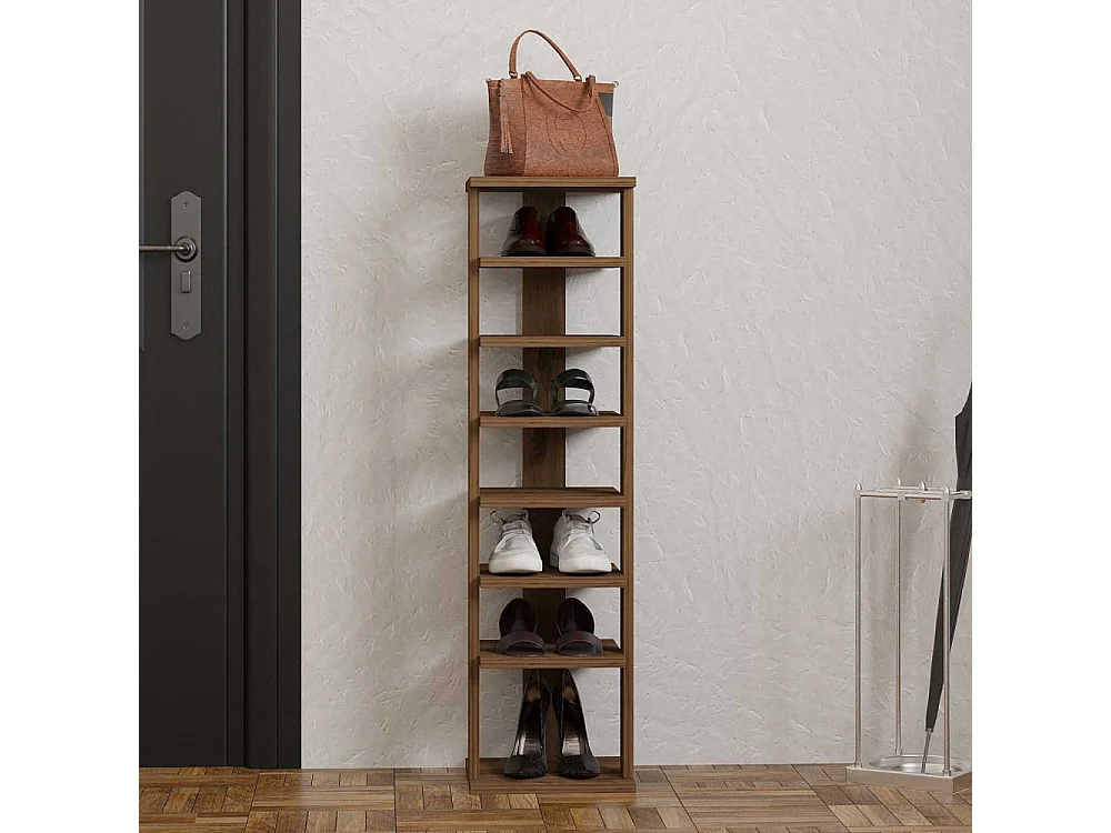 Etagère à chaussures en aggloméré Ayka