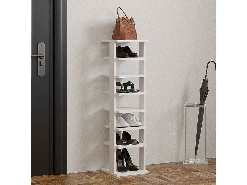 Etagère à chaussures en aggloméré Ayka