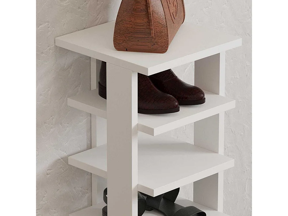 Etagère à chaussures en aggloméré Ayka