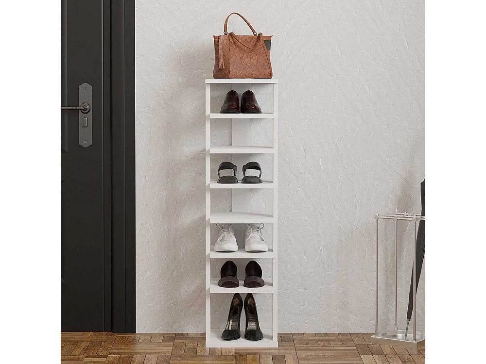 Etagère à chaussures en aggloméré Ayka