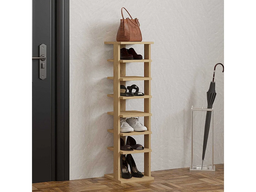 Etagère à chaussures en aggloméré Ayka