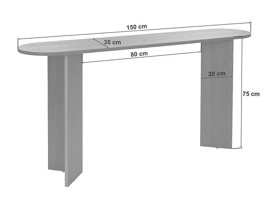 Aparador – 150cm x 75cm x 35cm – Branco – MDF