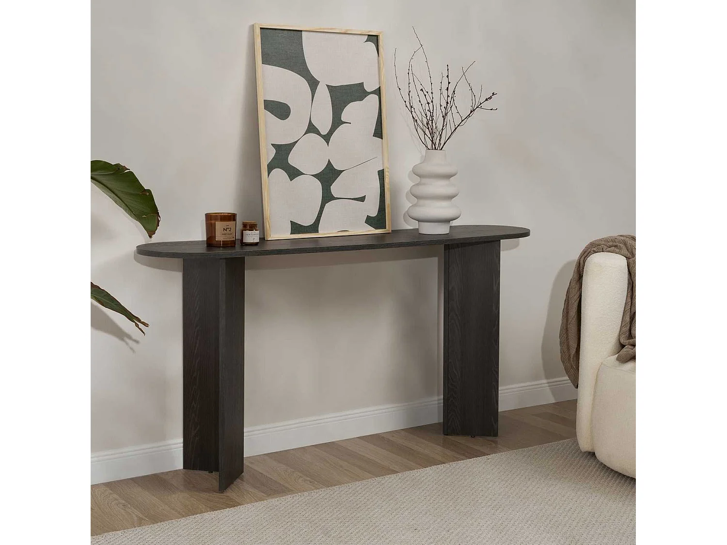 Sideboard – 150 cm x 75 cm x 35 cm – Schwarz – MDF