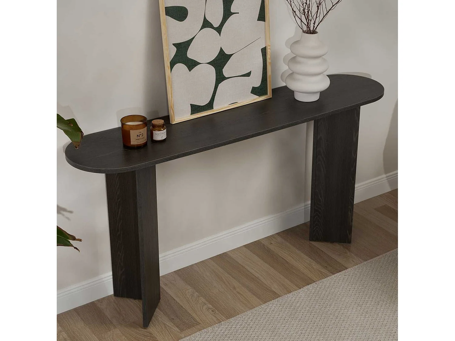 Sideboard – 150 cm x 75 cm x 35 cm – Schwarz – MDF