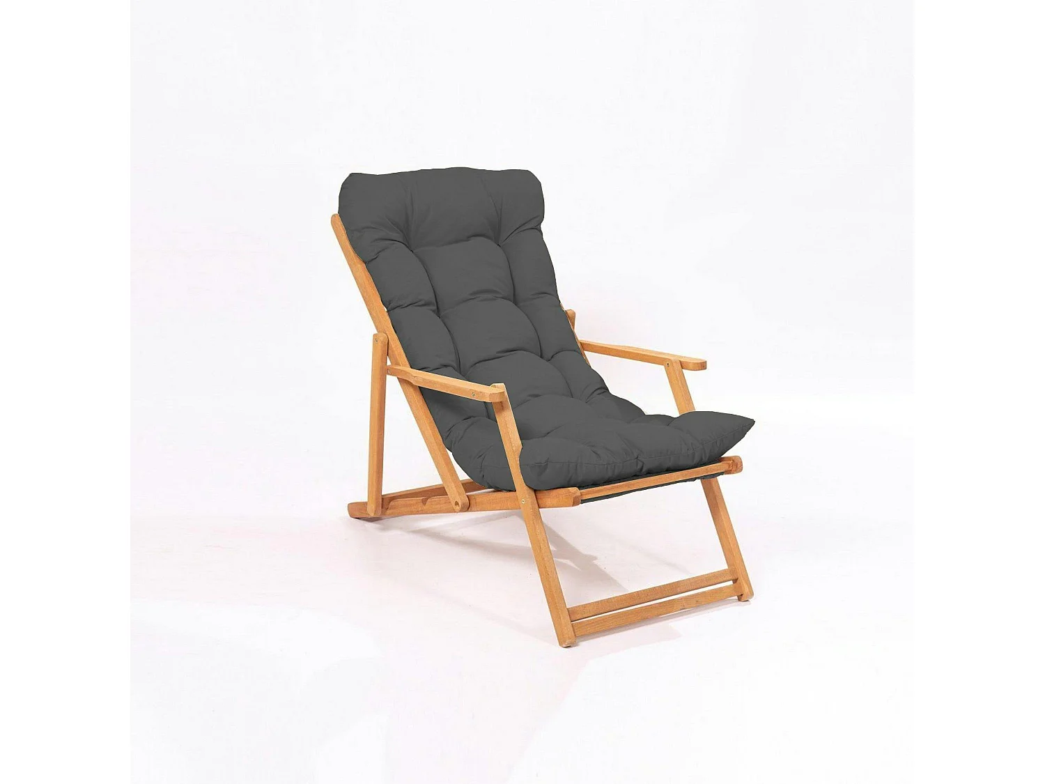 Salon jardin détente gris - 2 assises confort SORA