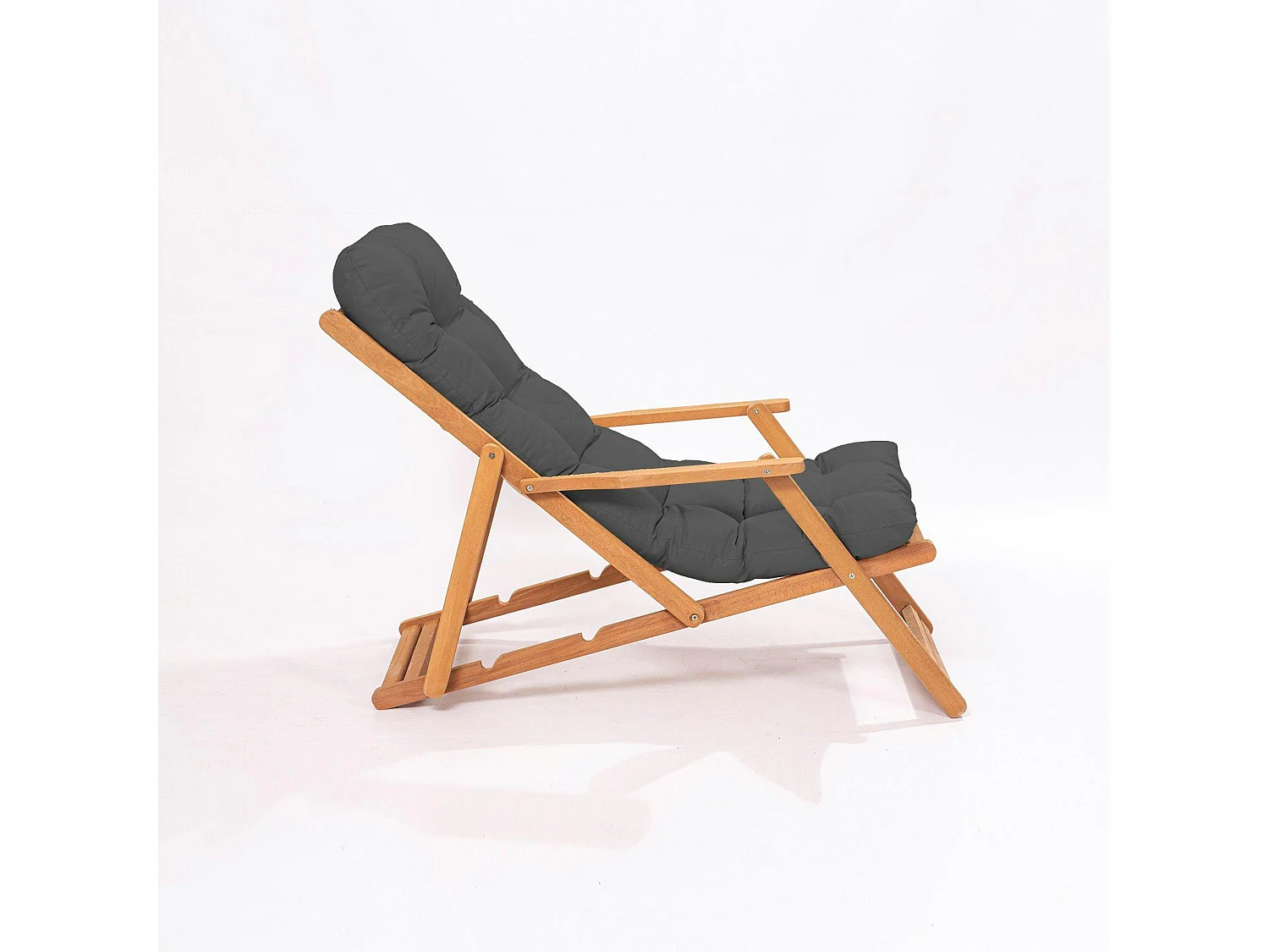 Salon jardin détente gris - 2 assises confort SORA