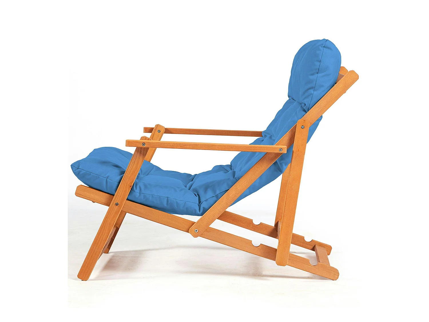 Salon jardin détente bleu - 2 assises confort SORA