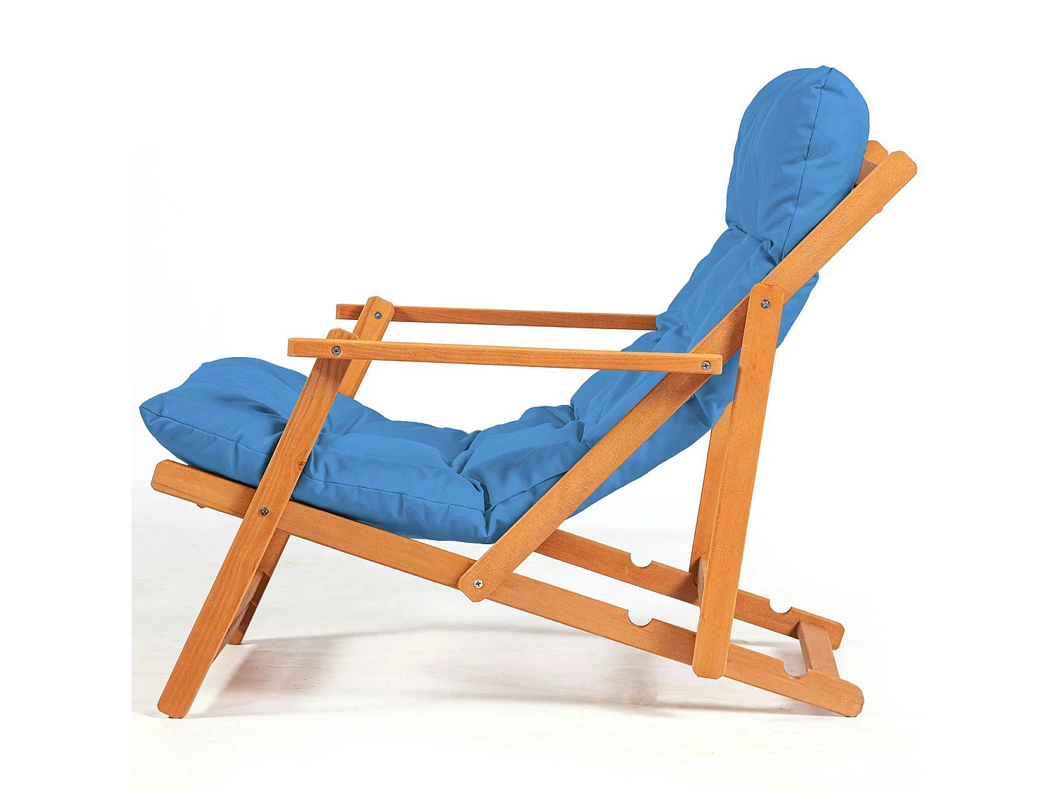 Salon jardin détente bleu - 2 assises confort SORA