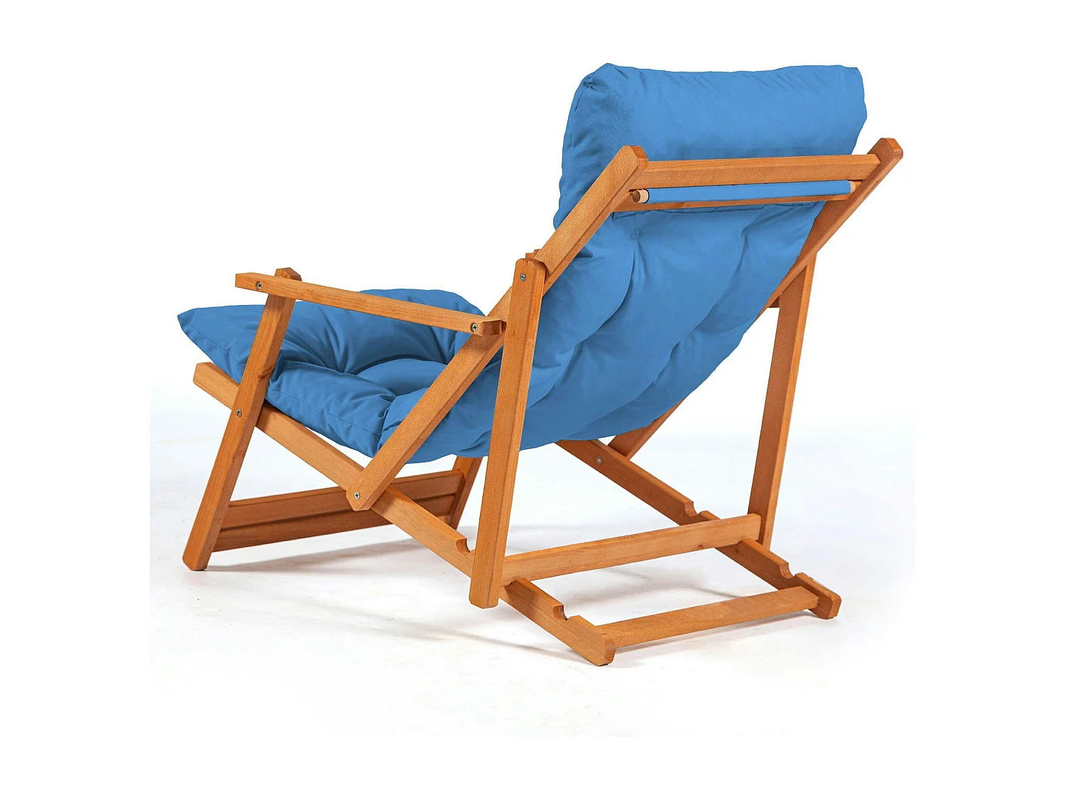 Salon jardin détente bleu - 2 assises confort SORA