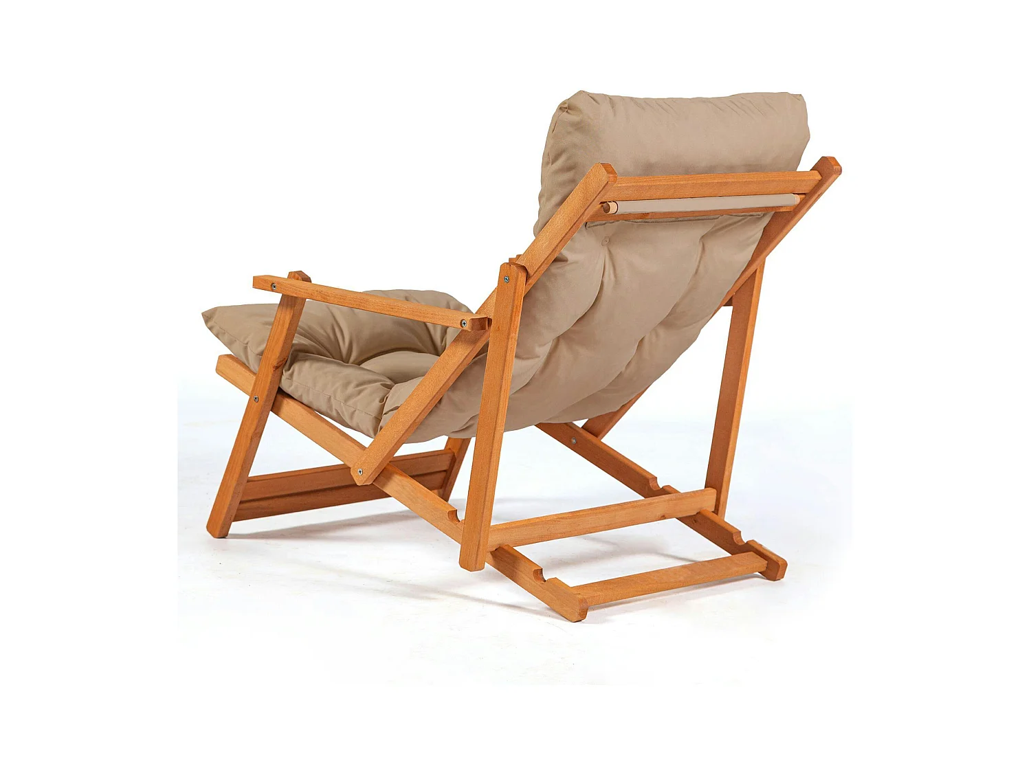 Salon jardin détente taupe - 2 assises confort SORA