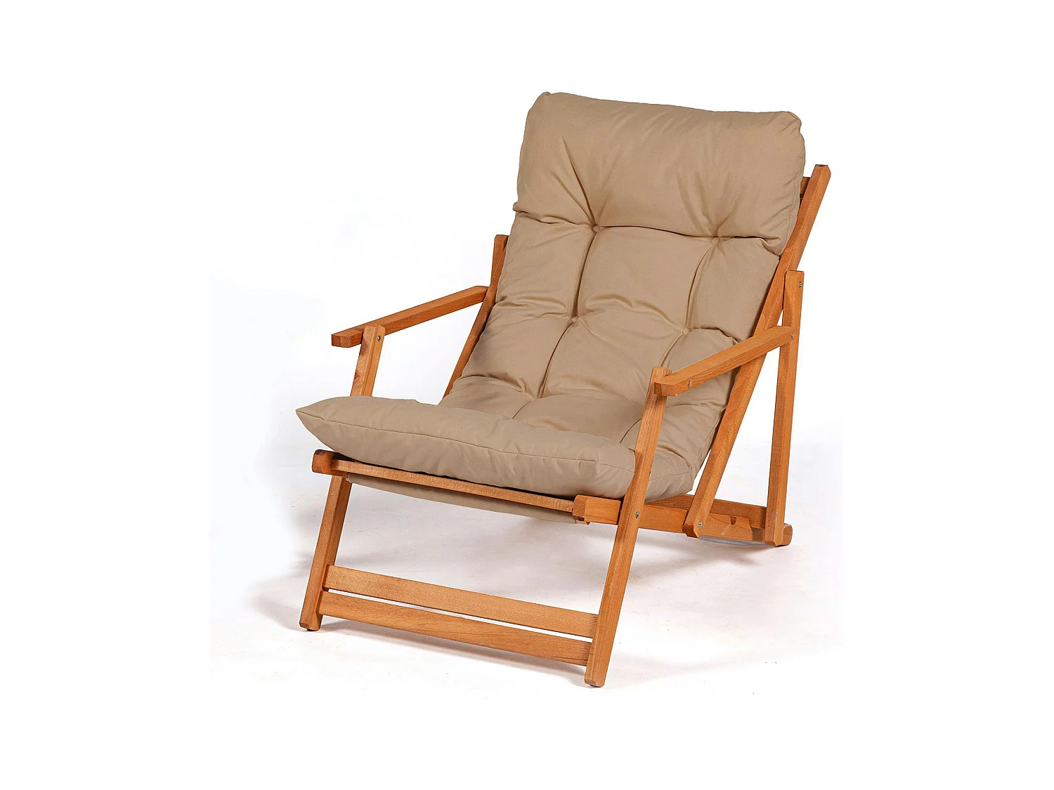 Salon jardin détente taupe - 2 assises confort SORA