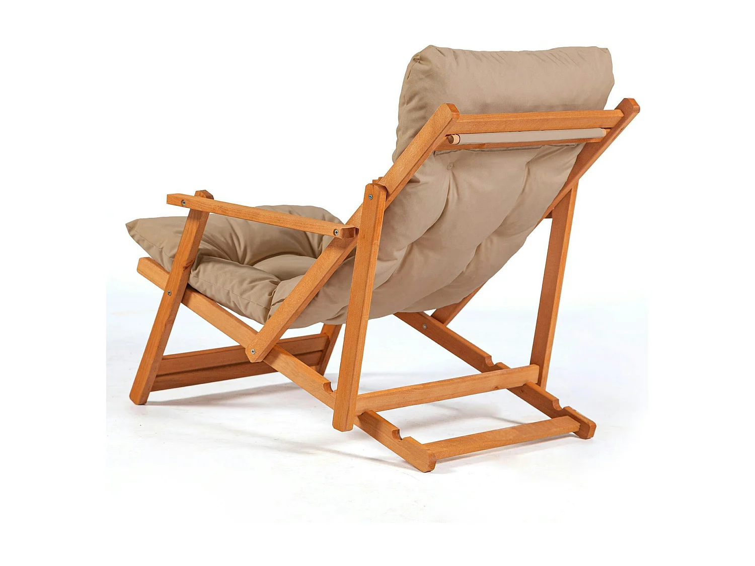 Salon jardin détente taupe - 2 assises confort SORA