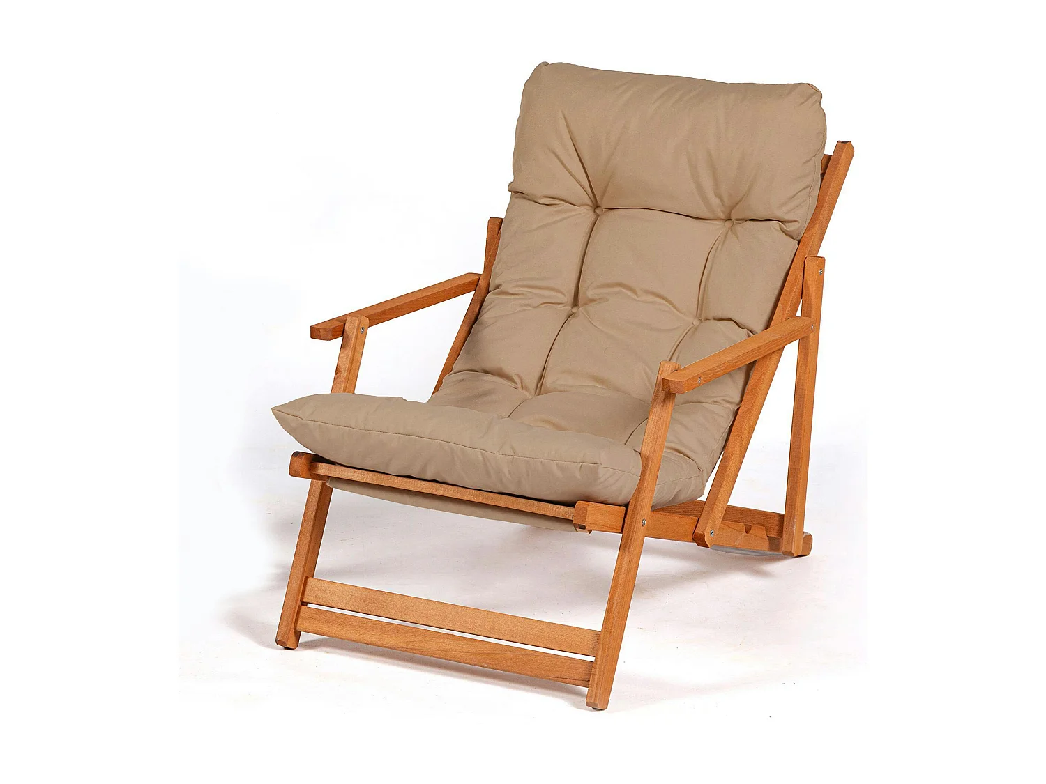 Salon jardin détente taupe - 2 assises confort SORA