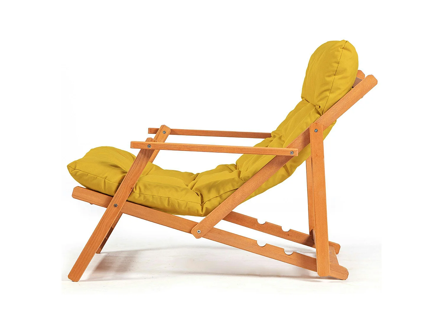 Salon jardin détente jaune - 2 assises confort SORA