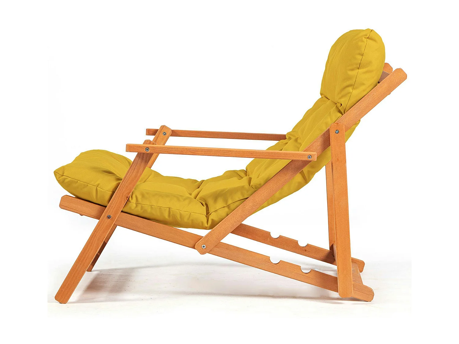 Salon jardin détente jaune - 2 assises confort SORA