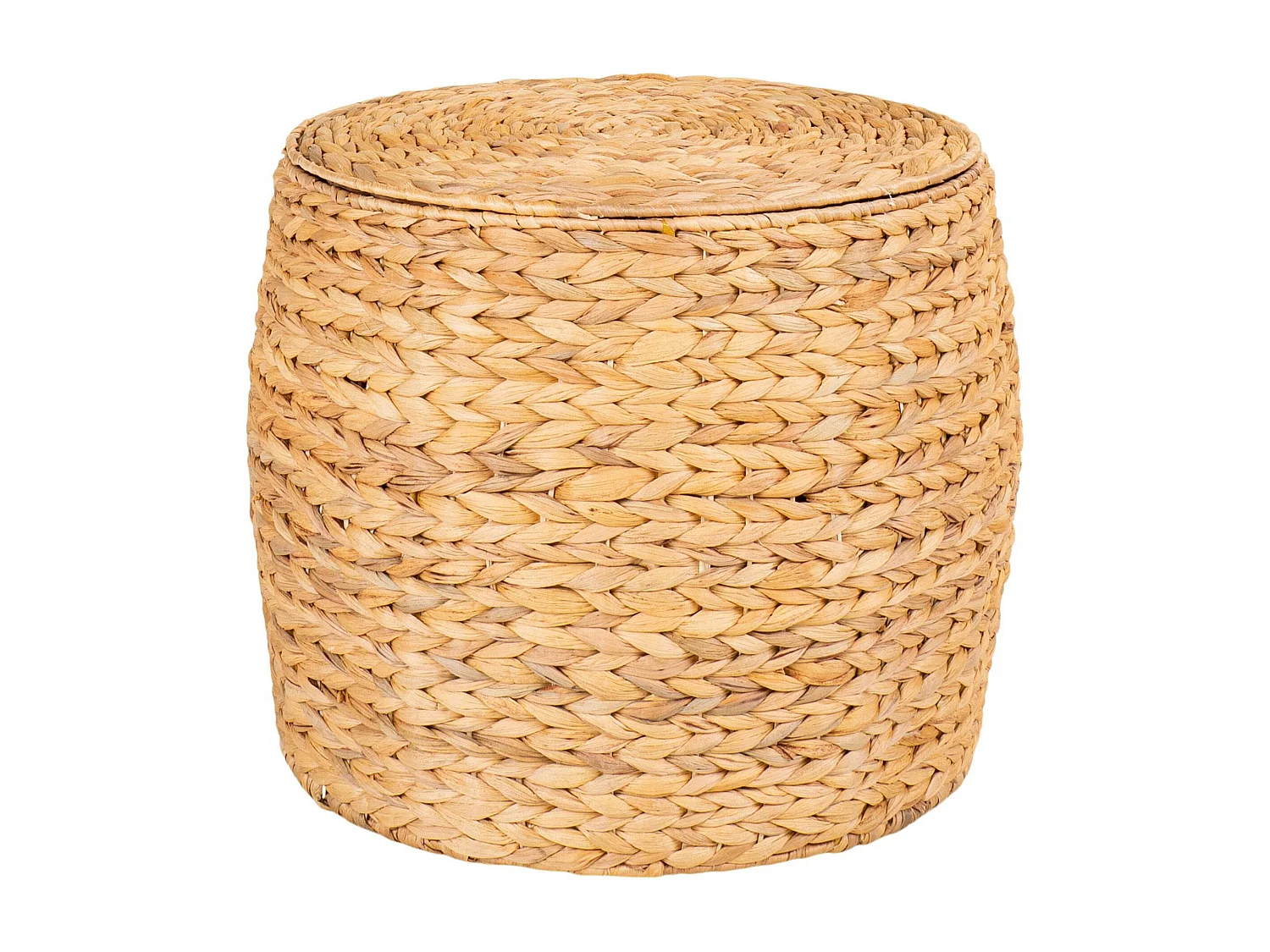 Panier de rangement avec couvercle – fibres naturelles BRUGES