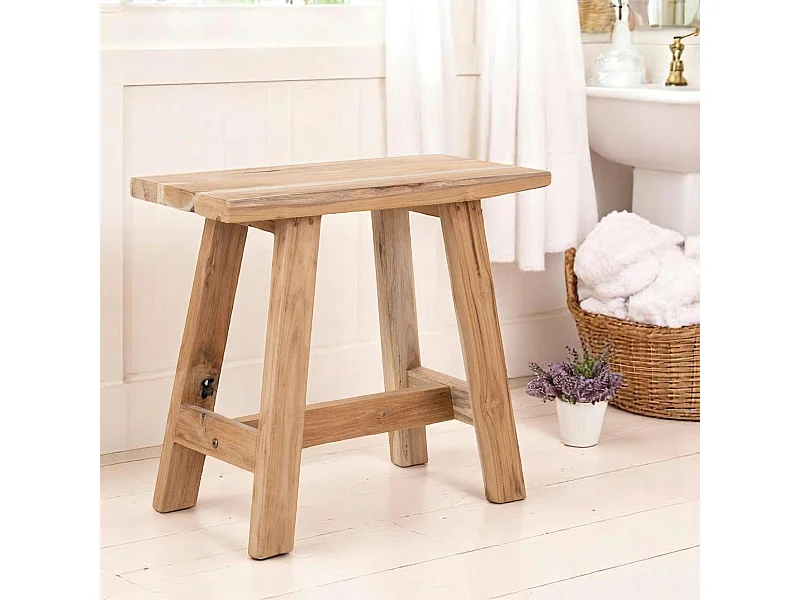 Tabouret en teck NARA